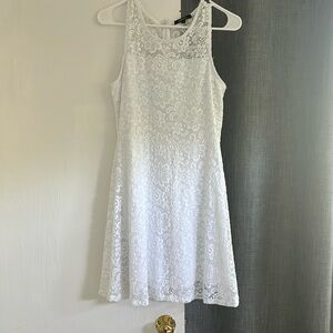 White lace dress